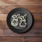 Húsvéti nyuszis linzer kinyomó