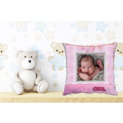 Kislányos párna sajátképpel