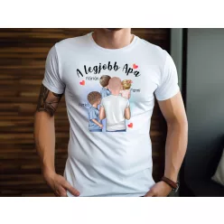 A legjobb apa férfi póló ( Nagyfiú, Fiú, Kislány)