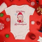 Első közös karácsonyunk Lányos baba body