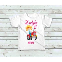Trakis lány szülinapi baba póló
