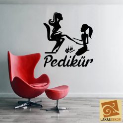 2. Pedikűr szalon falmatrica 