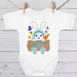 Nyuszi fiús baba body