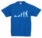 Iskolás Evolution gyerek póló