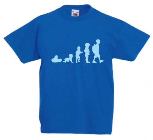 Iskolás Evolution gyerek póló