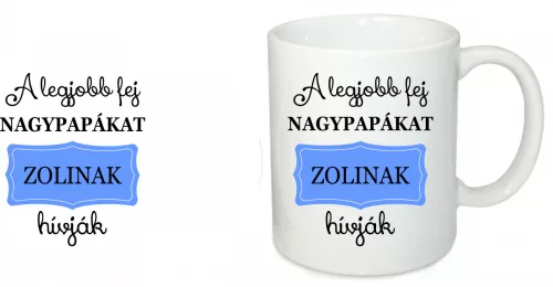 A legjobb fej nagypapákat bögre
