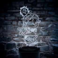 2. Hóemberes 3D hatású led lámpa