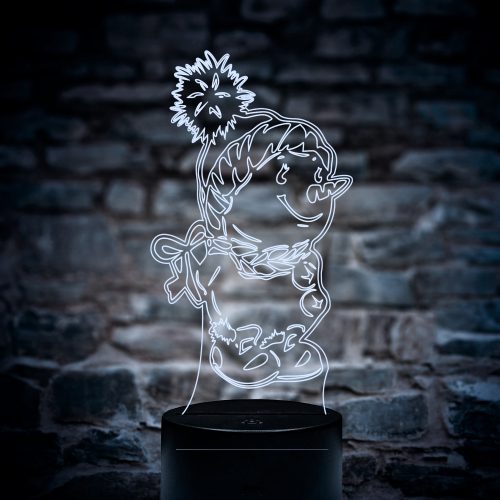 2. Hóemberes 3D hatású led lámpa