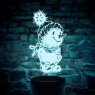 2. Hóemberes 3D hatású led lámpa