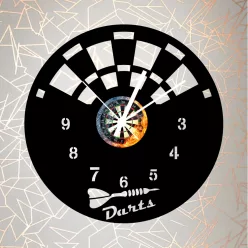Darts sziluett óra - 2. verzió