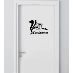 Mosókonyha borz ajtómatrica