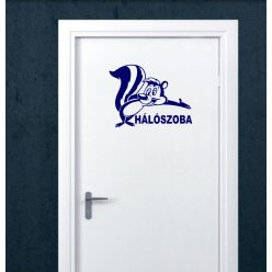 Hálószoba ajtómatrica