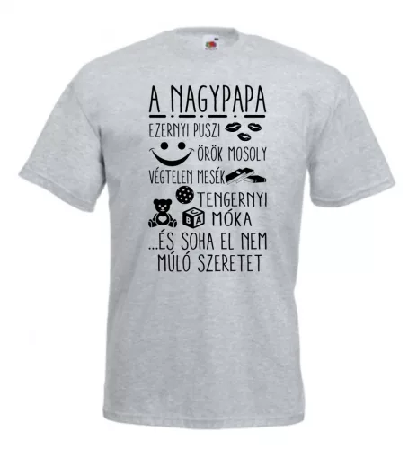 A nagypapa férfi póló