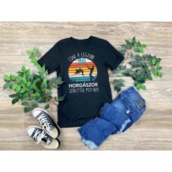 Csak a legjobb horgászok születtek férfi póló