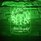 Grinches adventi koszorú 3D LED lámpa – ünnepi hangulatú karácsonyi dekoráció