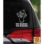 No babies on board autósmatrica 