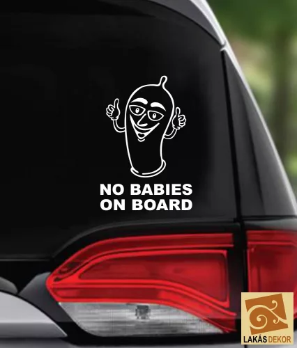No babies on board autósmatrica 