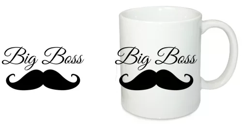 Big Boss egyedi bögre
