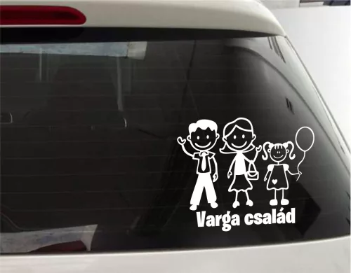 Család 3 autósmatrica