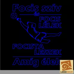 Focis szív és focis lélek ledtábla