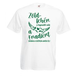 2. Zöld fehér a legszebb szín.... gyerek póló