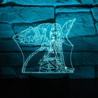 League of Legends 7 színű 3D LED lámpa