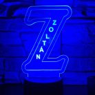 Egyedi Neves 7 színű 3D LED lámpa