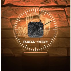 Rába Steiger 3D hatású órás Led lámpa