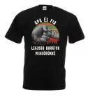 Apa és fia legjobb barátok mindörökké férfi póló 