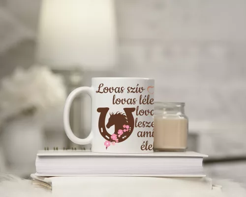 3. Lovas szív, lovas lélek egyedi bögre