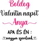 Boldog Valentin napot Anya baba body