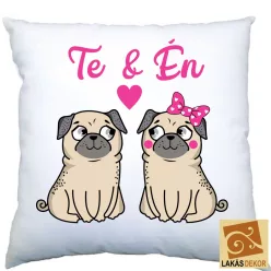 2. Te és Én Mopszos egyedi párna