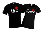 King és Queen páros póló 