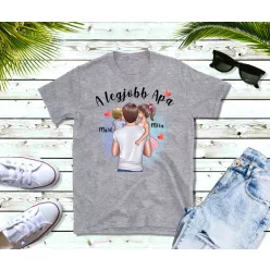 A legjobb apa férfi póló (Kisfiú-Lány)