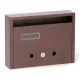 Postaláda lépcsőházi 350x270 antik bronz névjegyes