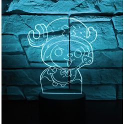 One Piece 7 színű 3D LED lámpa