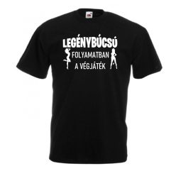 Legénybúcsú folyamatban a végjáték férfi póló