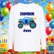 Monster Truck szülinapi hosszú ujjú gyerek póló – névre és korra szabható, vagány meglepetés kis autórajongóknak