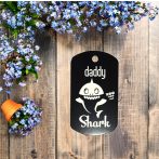 Daddy shark kulcstartó