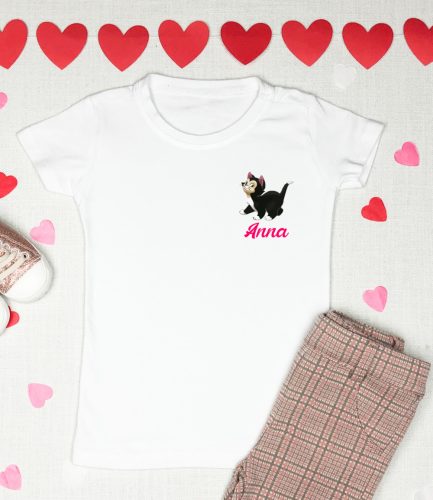 Bölcsödés jellel és névvel gyerek póló