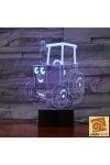 Traktor 3D hatású led lámpa