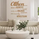 Otthon ahol a szeretet lakik falmatrica (3. változat)