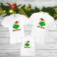 Grinch családi póló szett – Anya, Apa és Baba karácsonyi póló