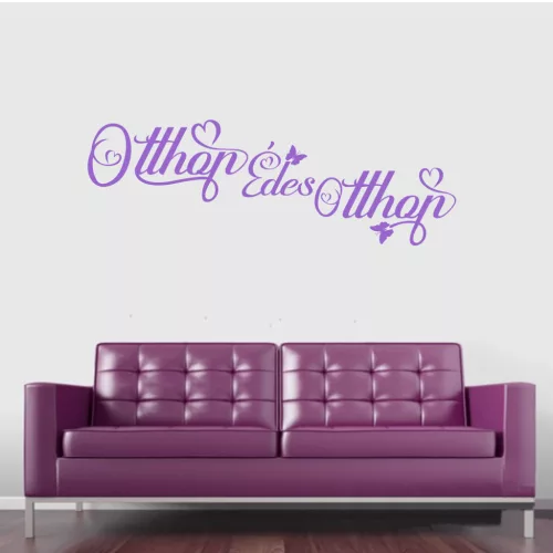 Otthon, édes otthon falmatrica (4. változat)
