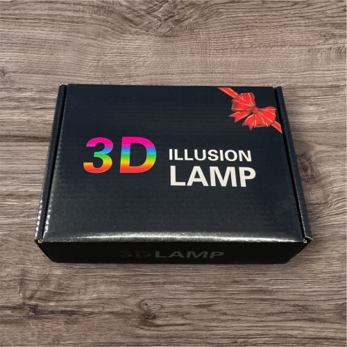 Esküvő, Eljegyzés, Házassági 3D hatású asztali LED lámpa – személyre szabható