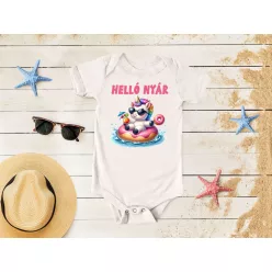 Helló Nyár Unicornisios Baba Body