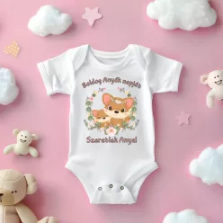   Anyák napi baba body cuki rókás mintával – Szeretlek Anya!