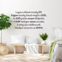 Legyen előtted mindig út.. falmatrica