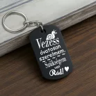 Vezess óvatosan szerelmem, szükségem van rád! kulcstartó + választható autós logó