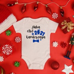 Baba fiú Első karácsony baba body